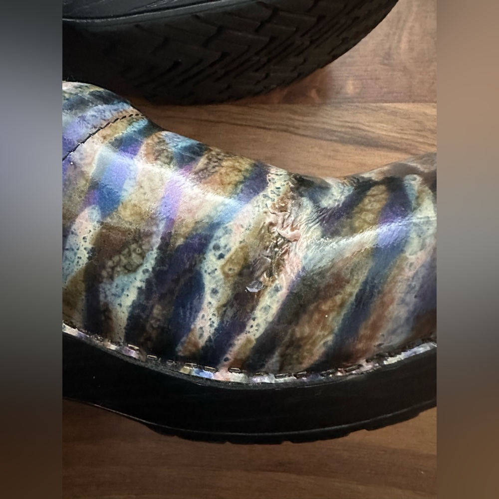 Dansko Multicolor Patterned Mules - image 3